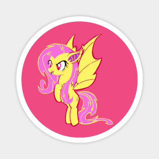 Flutterbat Illustration - Fluttershy Fan Art Magnet